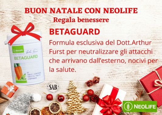 Regala benessere con Betaguard neutralizzando gli attacchi esterni nocivi per la salute.