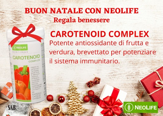 Regala benessere con Carotenoid Complex - un potente antiossidante di frutta e verdura brevettato per potenziare il sistema immunitario.