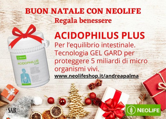 Regala benessere con Acidophilus Plus - fermenti lattici vivi e vitali per l'equilibrio intestinale!