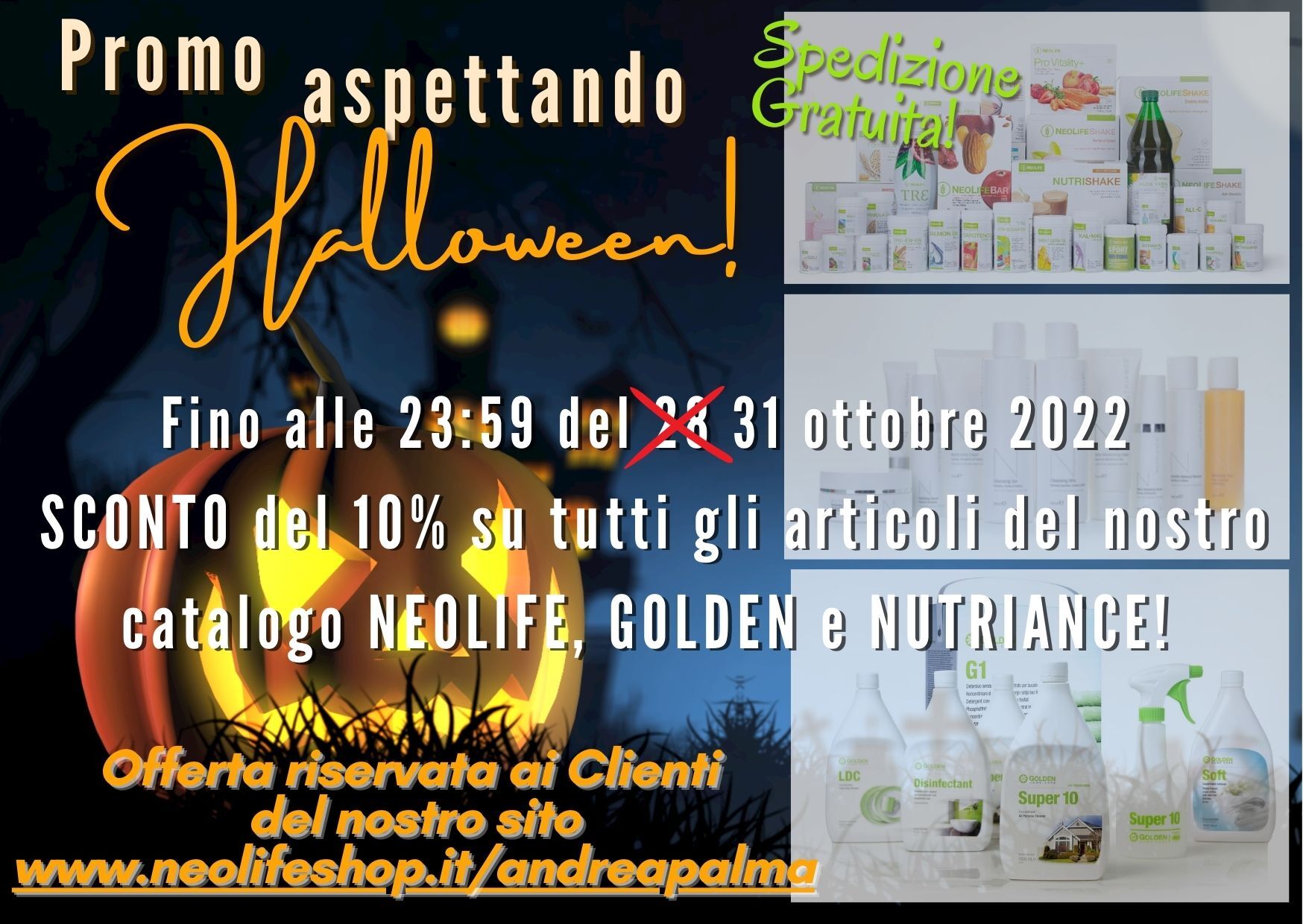 Ad Halloween regala Ecologia, Salute e Benessere