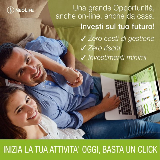 Inizia la tua attività oggi, basta un click